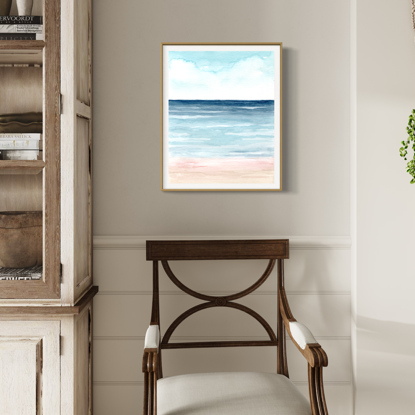 Calm Before the Storm Watercolor Art Print