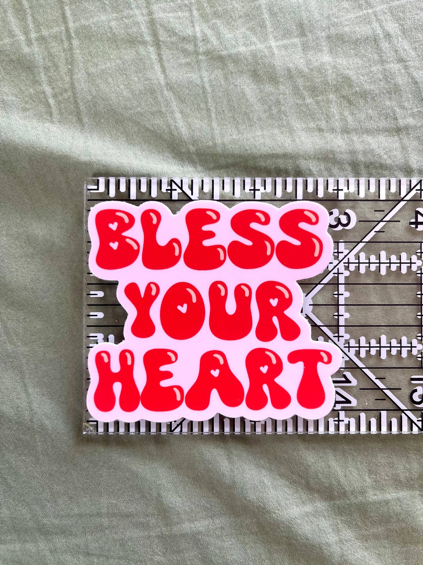 Bless Your Heart Funny Southern Saying Vinyl Sticker
