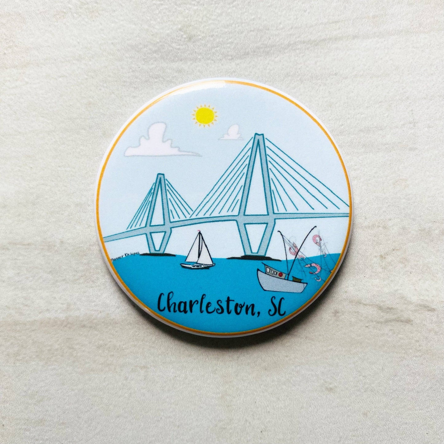 Charleston Harbor Magnet