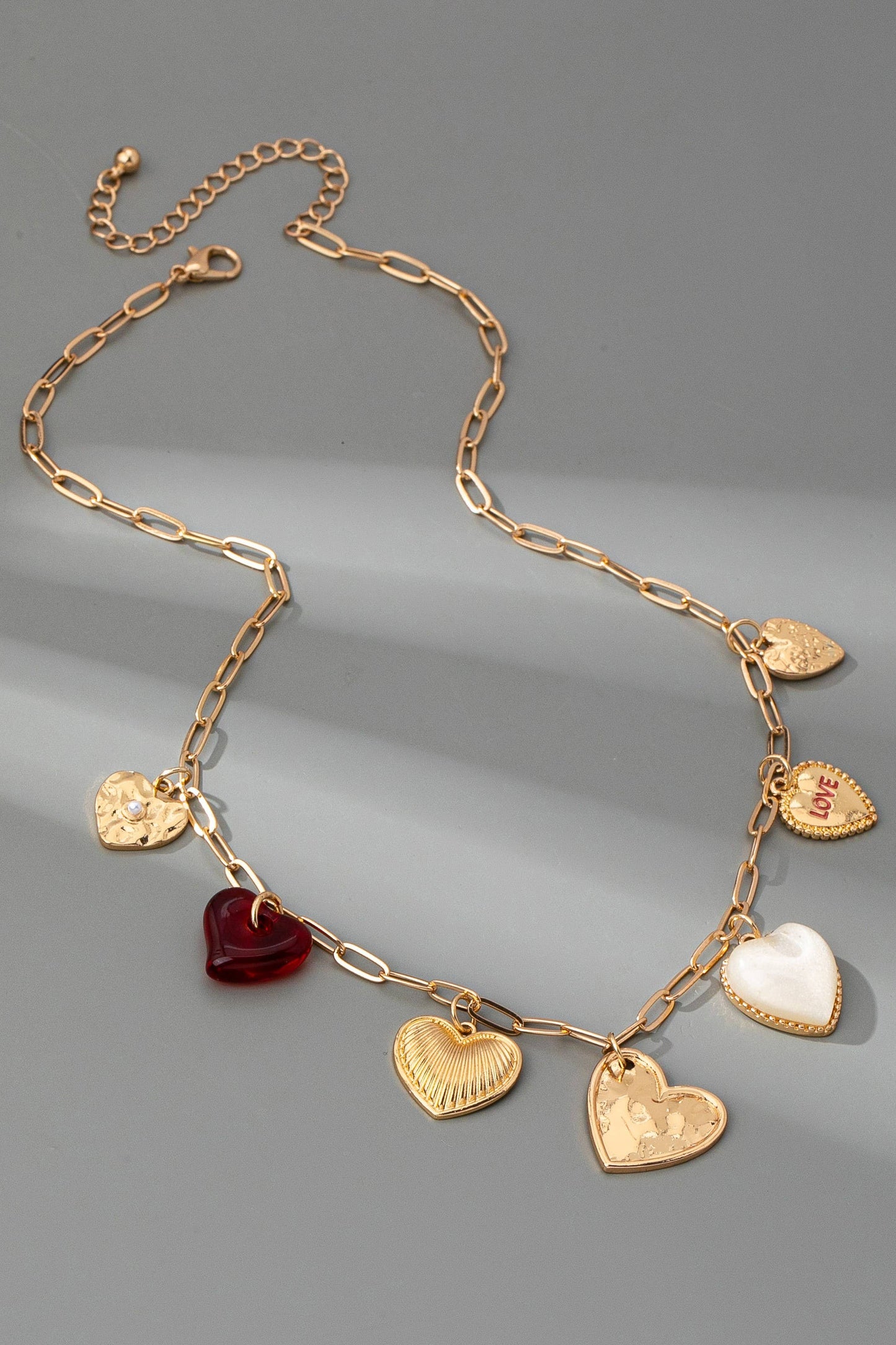Heart Love Charm Necklace