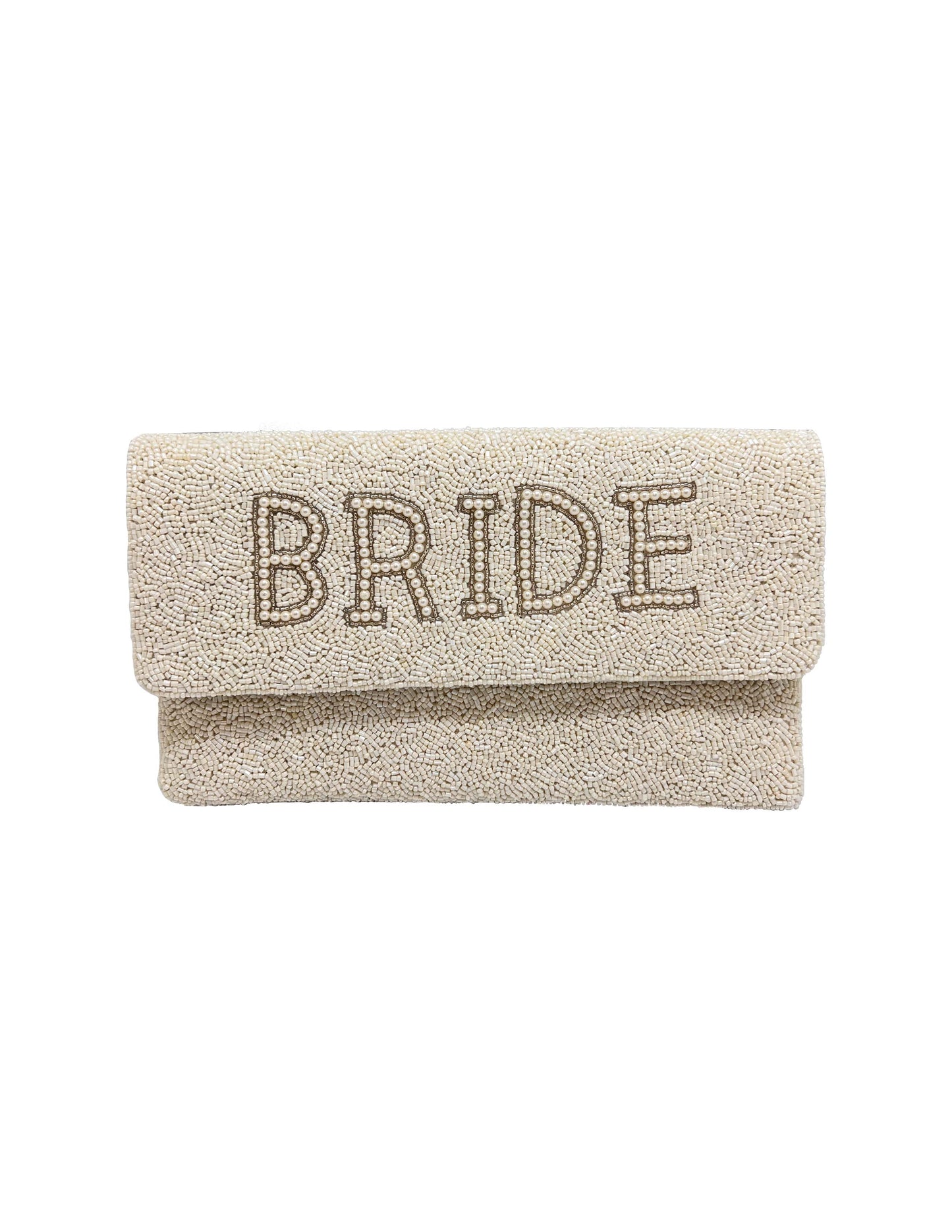 BRIDE PEARLS BEADED CLUTCH