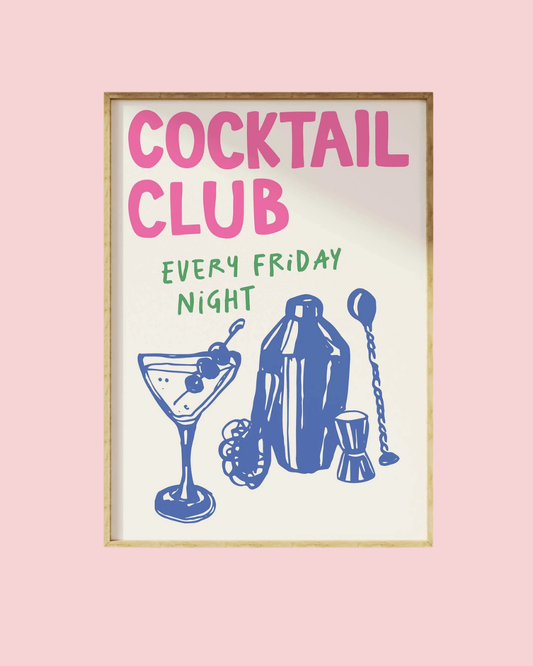 Cocktail Club Print