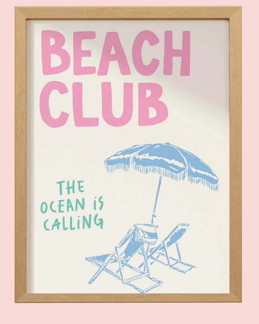 Beach Club Print