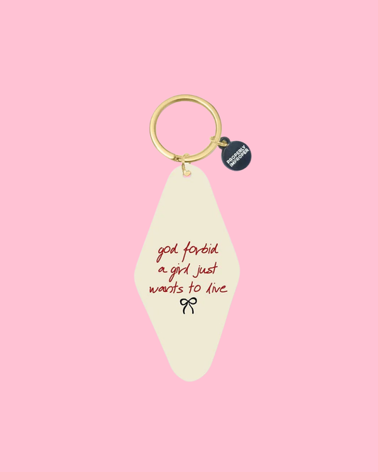 Printed Keychain God Forbid Off White