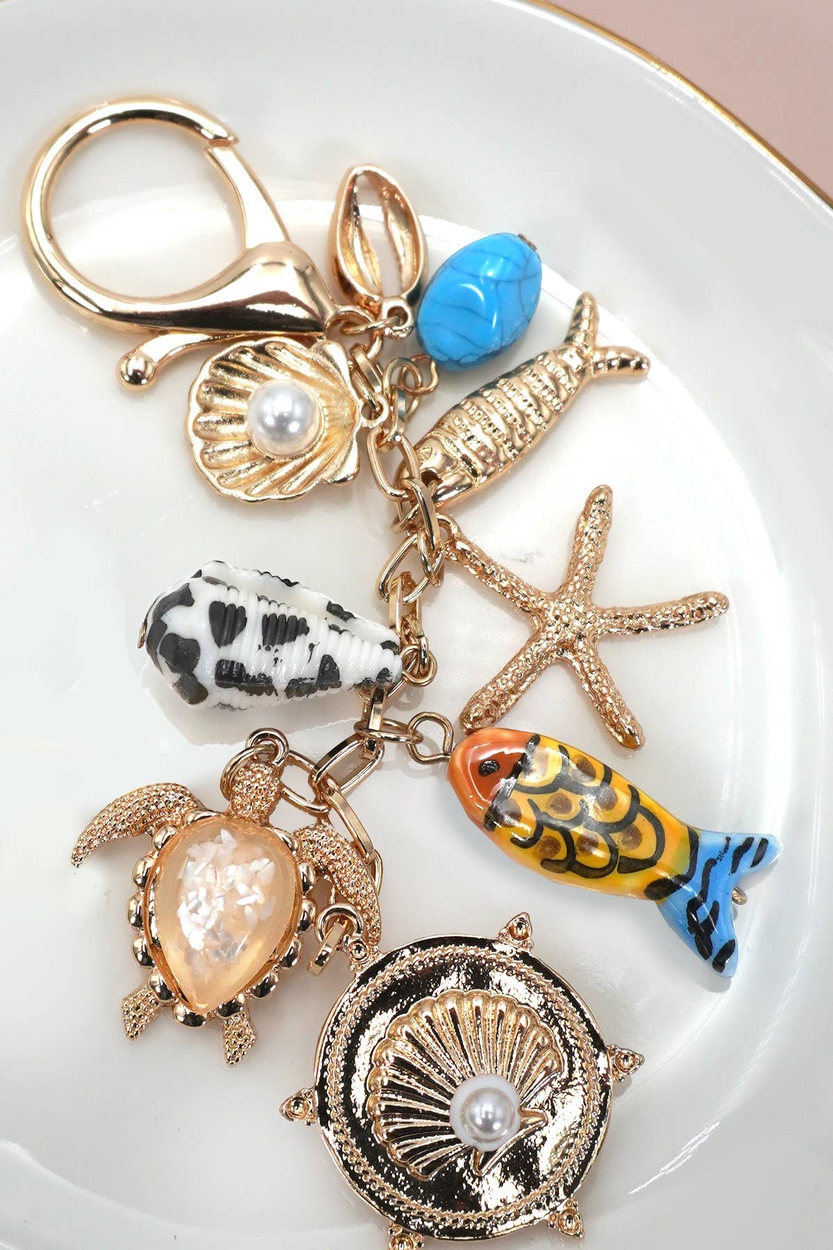 Ocean Fish & Sea Bag Charm