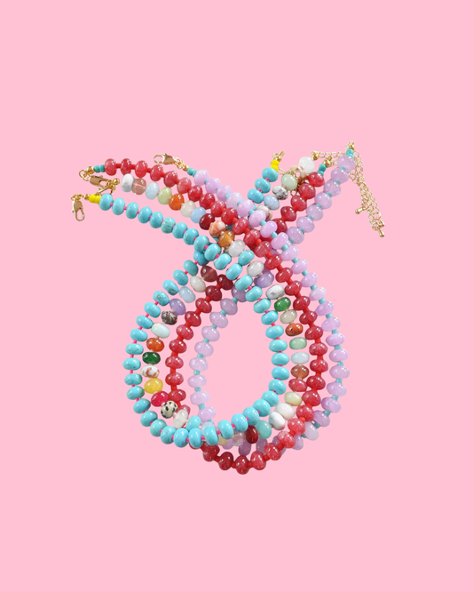 Gemstone Juice Necklaces