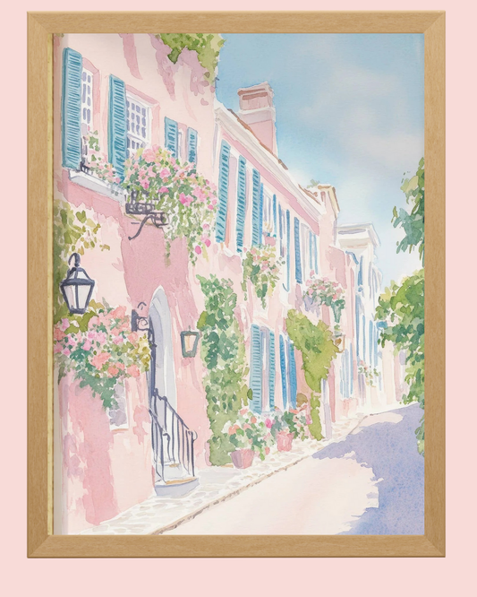 Charleston House Art Print