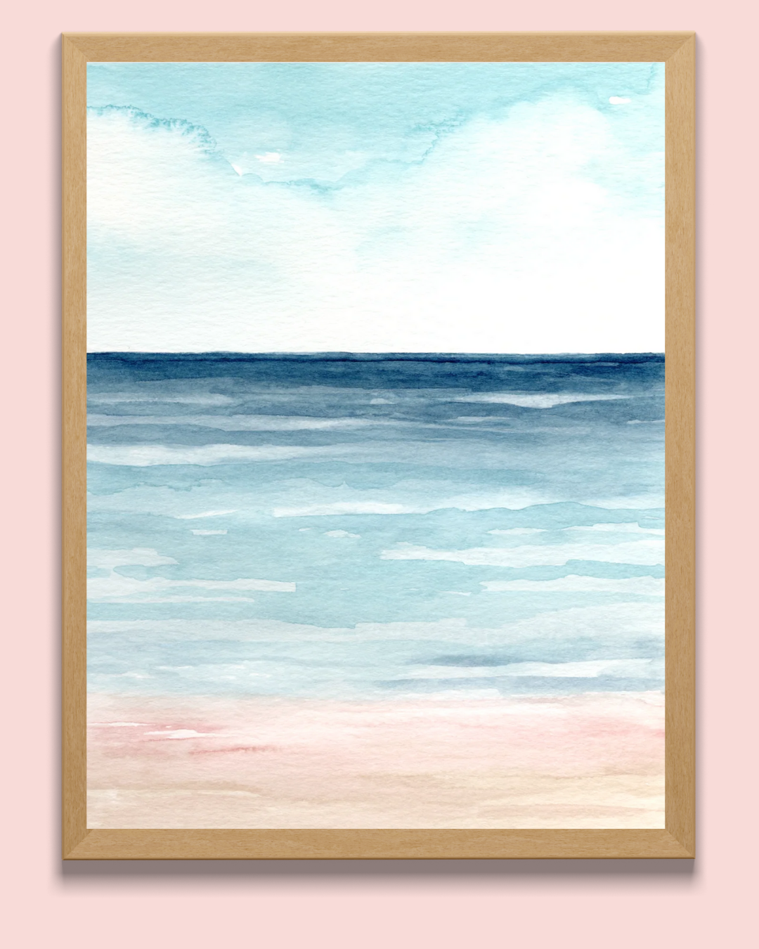 Calm Before the Storm Watercolor Art Print