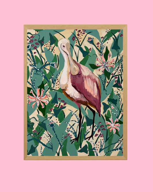 Rhett Spoonbill Print