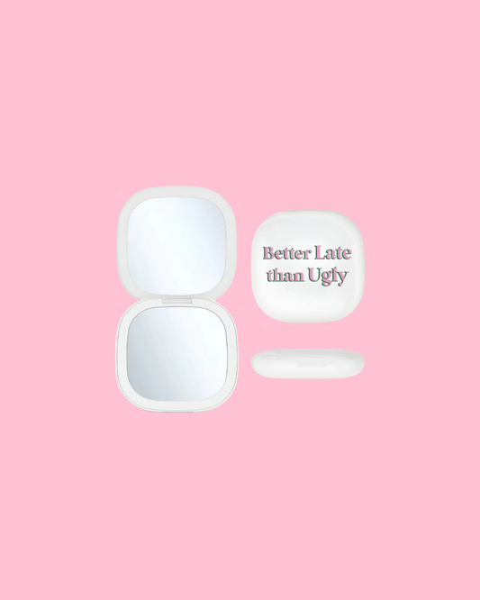 LED Compact Mirror - Better Late Than Ugly