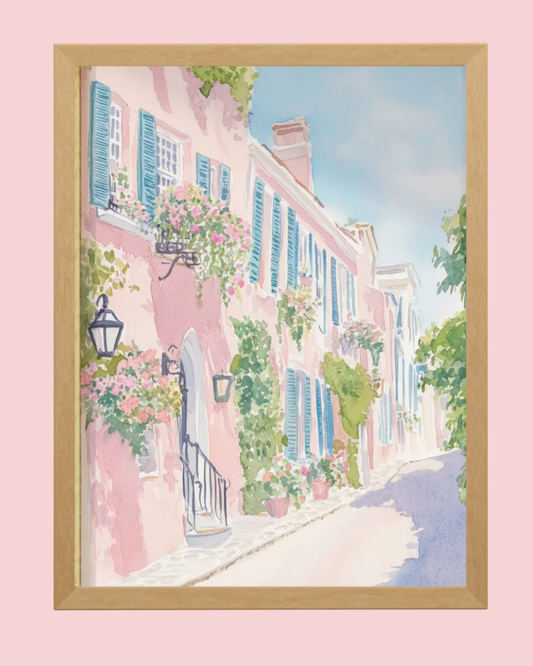 Charleston House Art Print