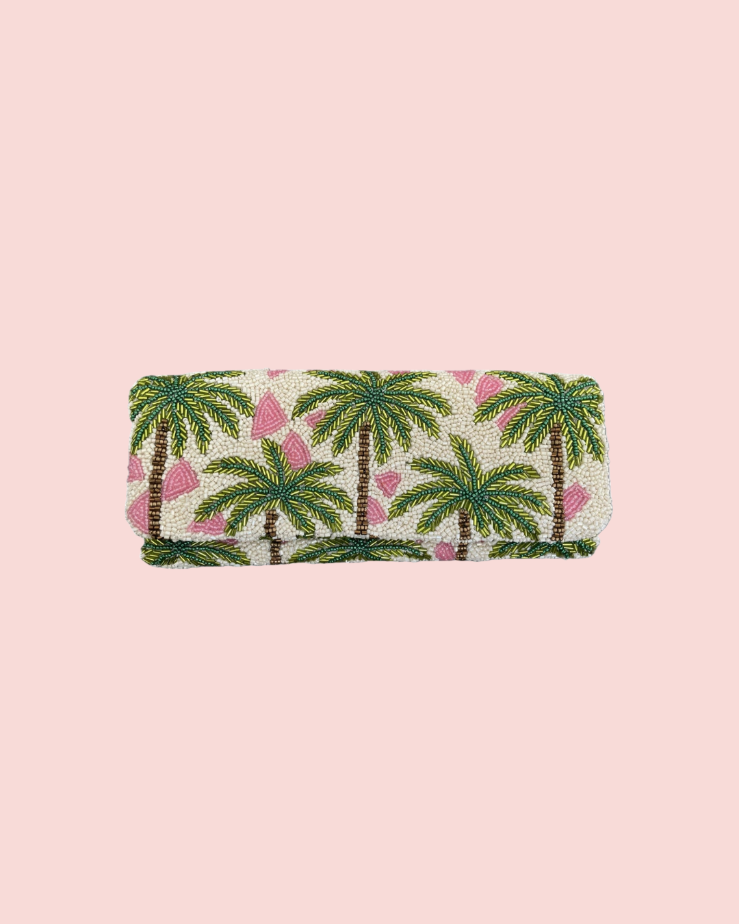 Palm Beaded Bag