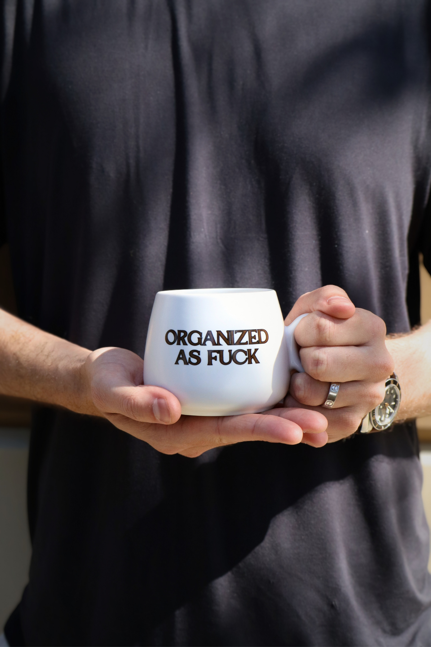 Cappuccino Mug Organized as Fuck