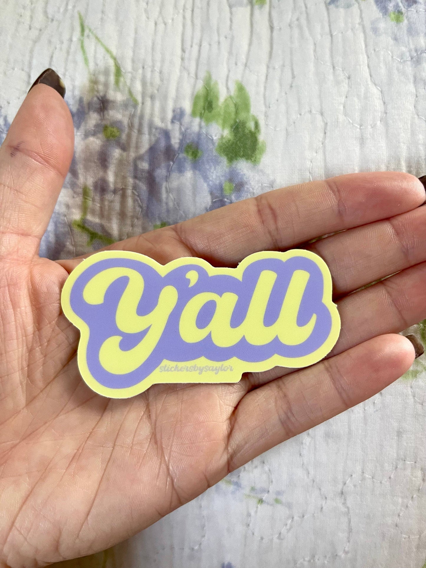 Y’all Southern Saying Funny Vinyl Sticker