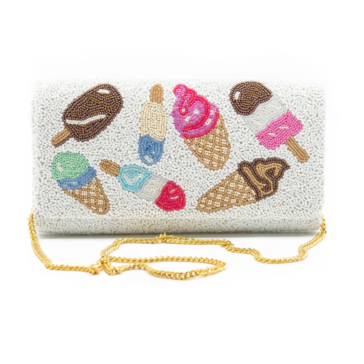 Ice Cream Beaded Bag