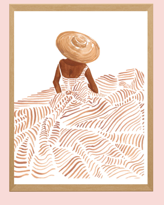 Madame Fleur Art Print