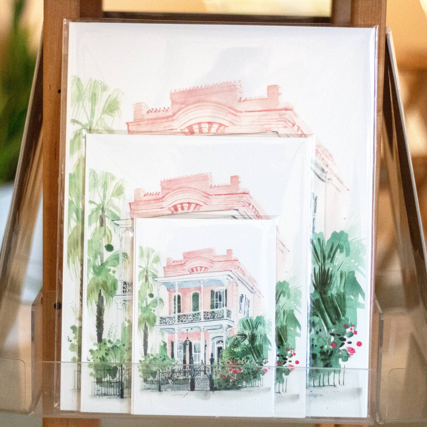 "Uptown Pink" Watercolor Fine Art Print