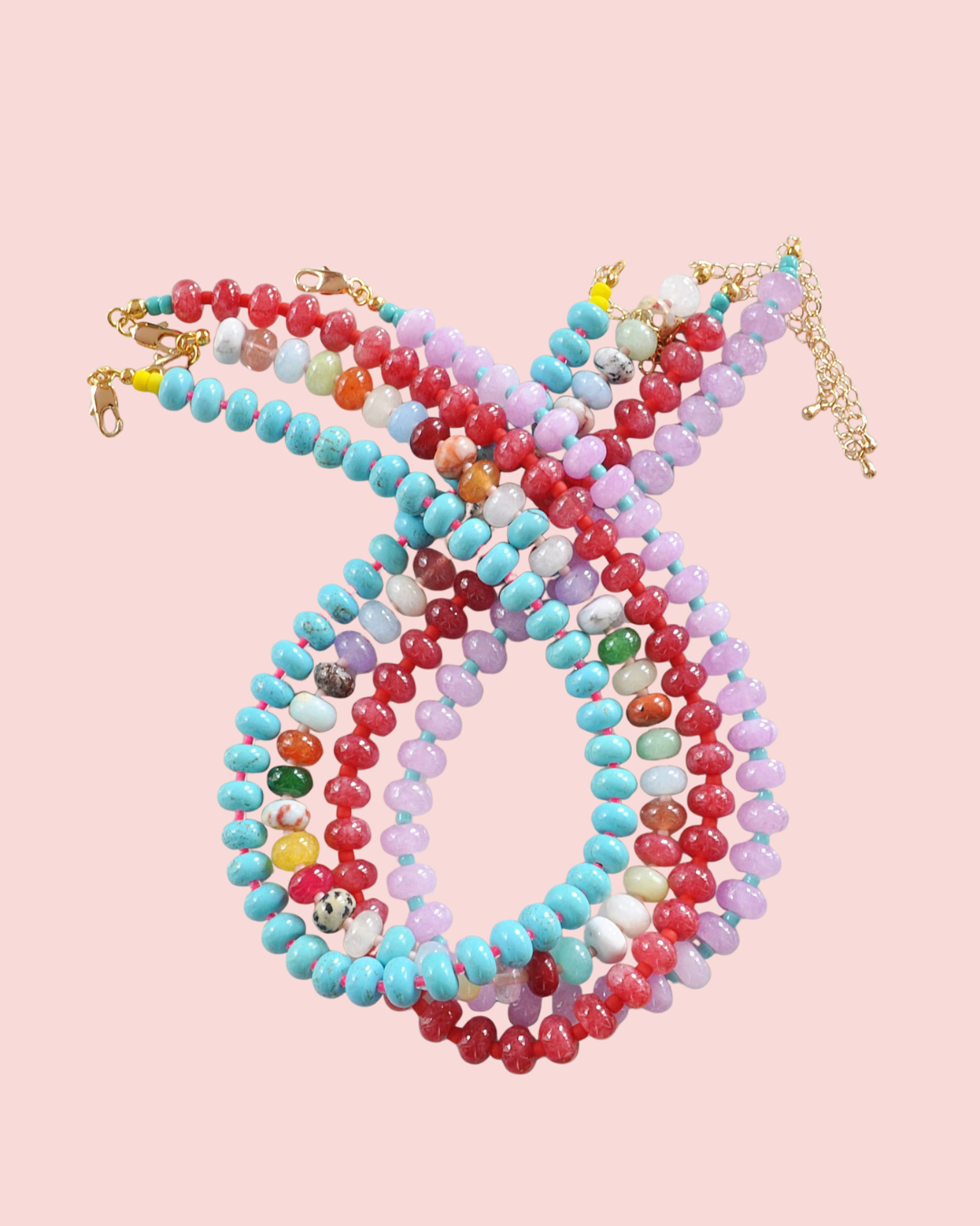 Gemstone Juice Necklaces