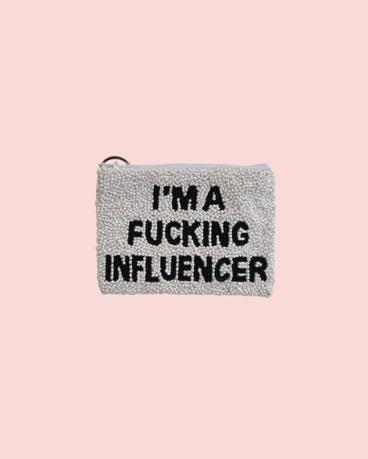 Influencer Beaded Coin Purse