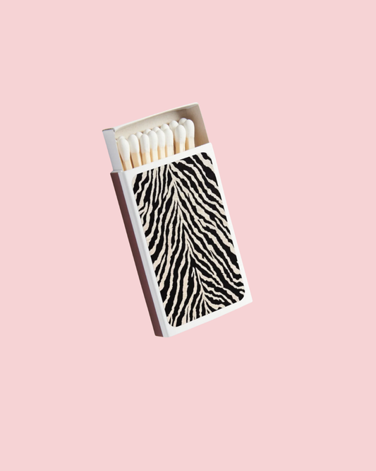 Zebra Print Match Box