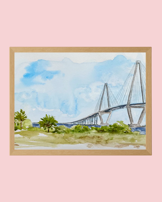 Ravenel Bridge Art Print