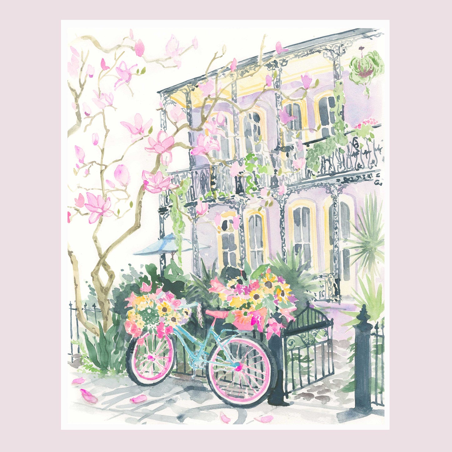 "Easter Basket" Watercolor Fine Art Print