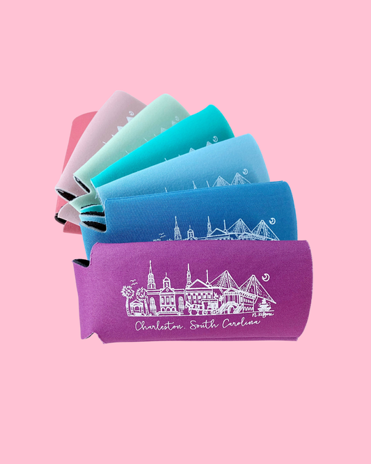 Charleston Rainbow Row Slim Can Holder