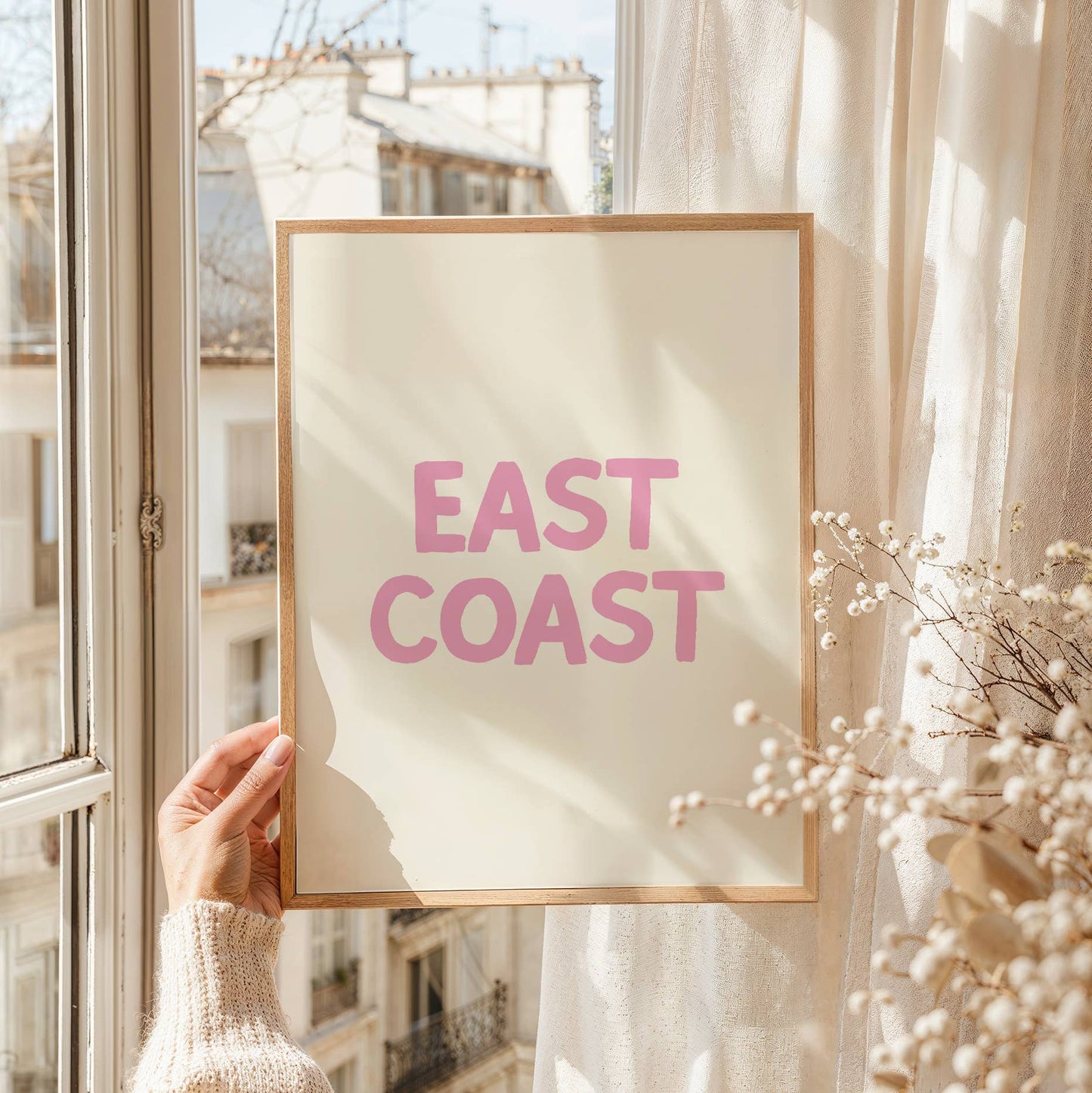 Pink East Coast Print