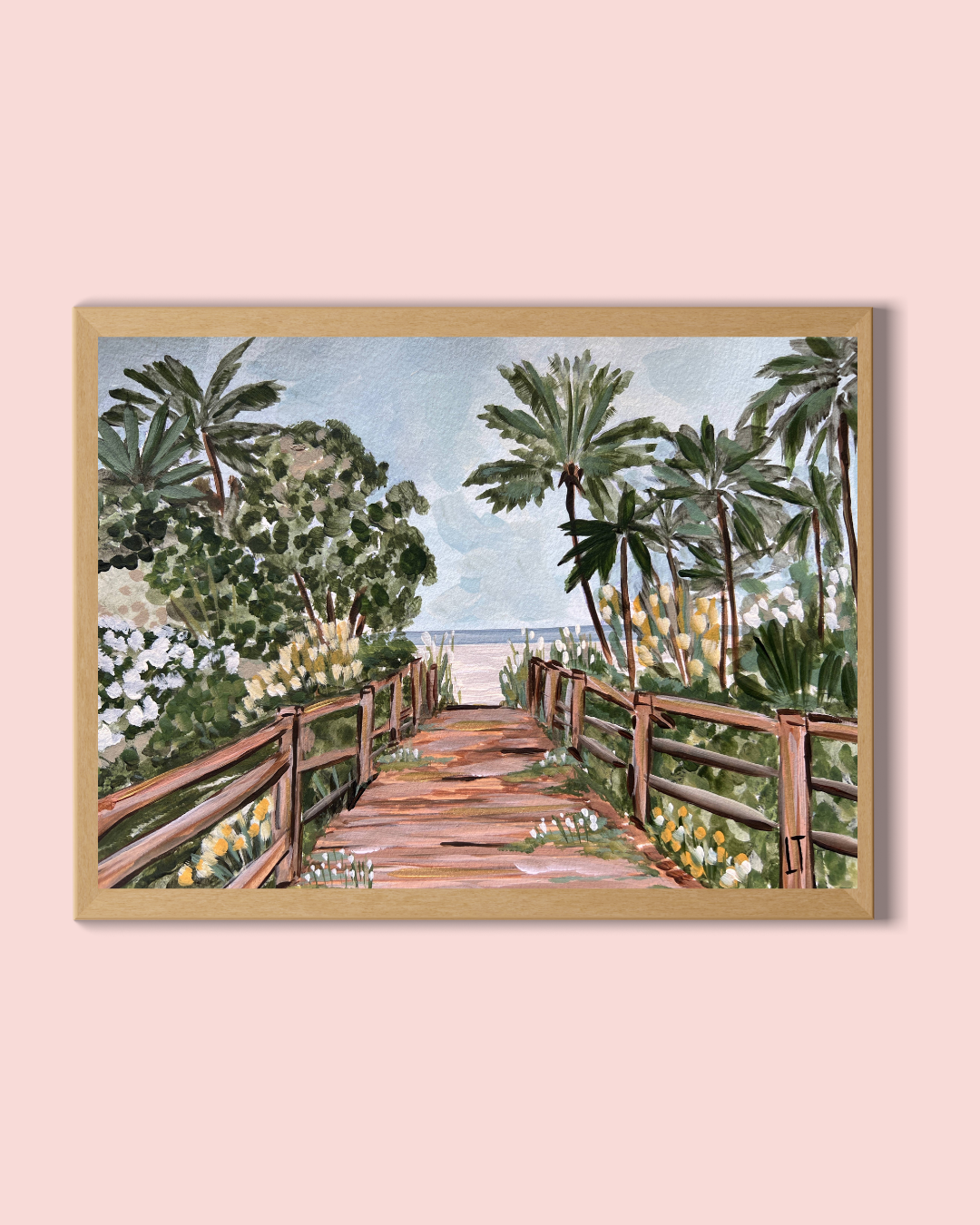 Day by the Sea: Coastal Print