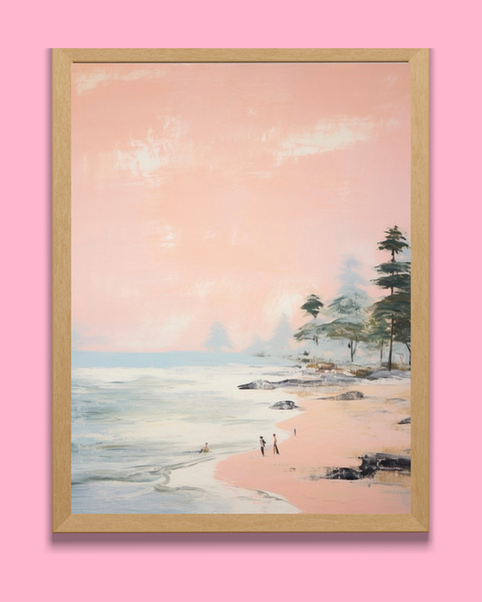 Soft Shoreline Art Print