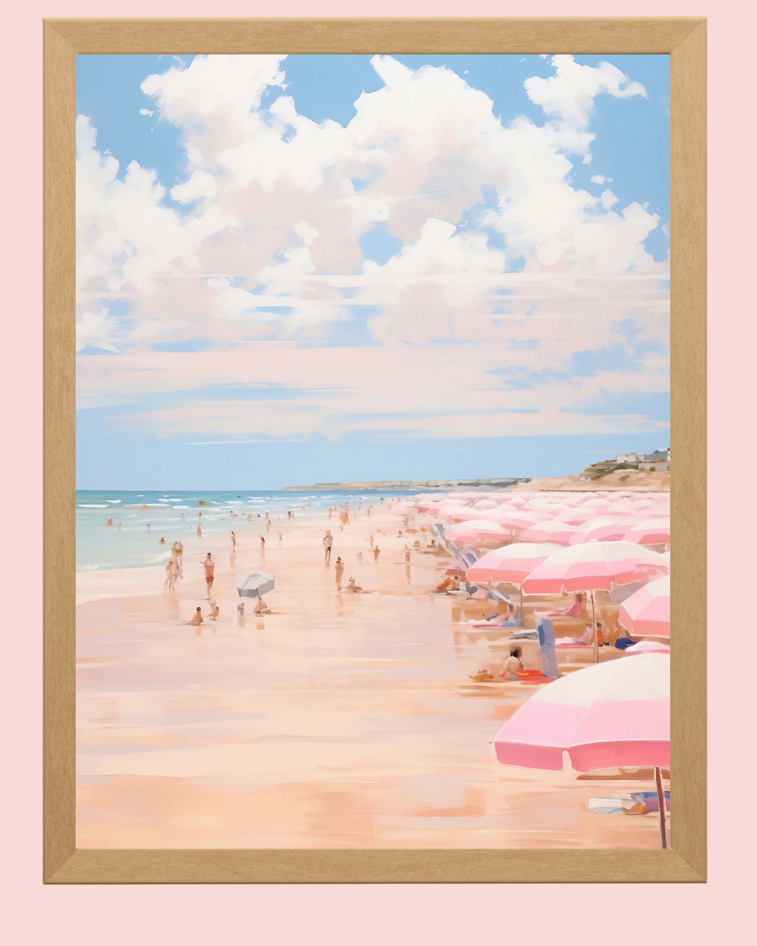 Pastel Beach Art Print