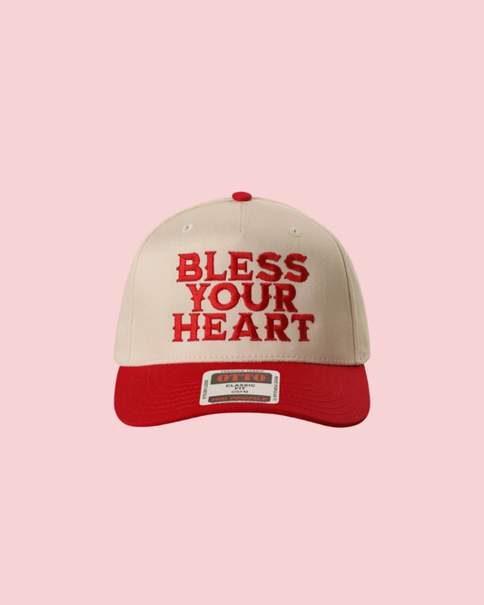BLESS YOUR HEART Embroidery Trucker Hat