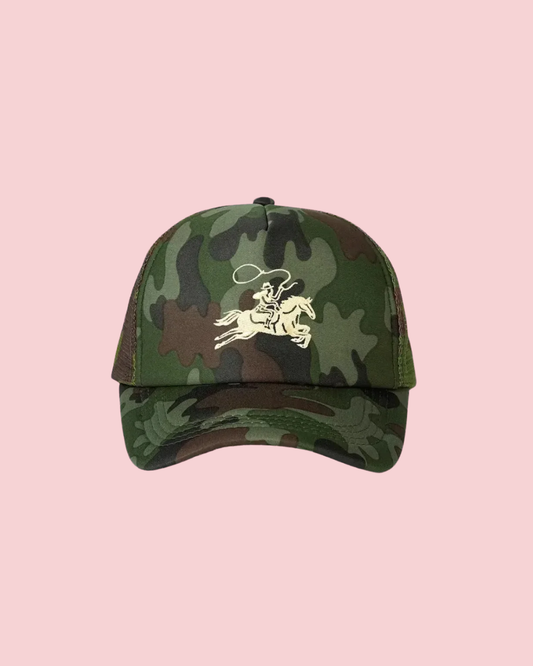 Embroidered Western Baseball Cap – Adjustable Trucker Hat