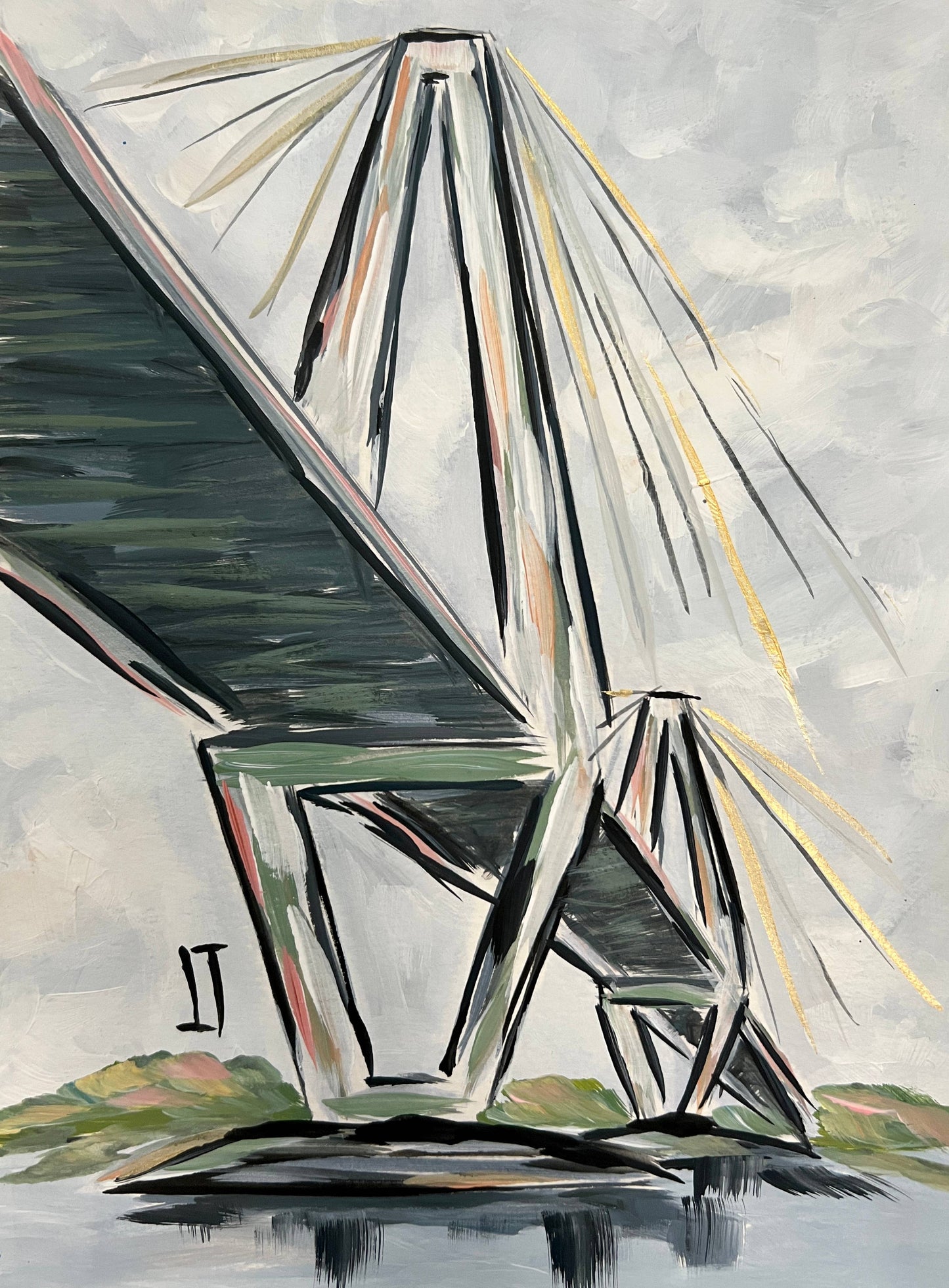 Ravenel Bridge :Charleston Inspired Print