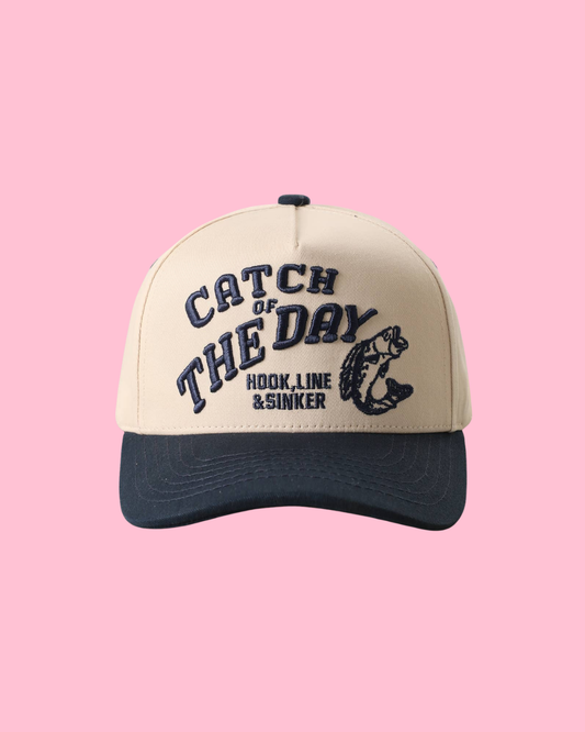 CATCH OF THE DAY 3D Embroidered Two-Tone Trucker Hat