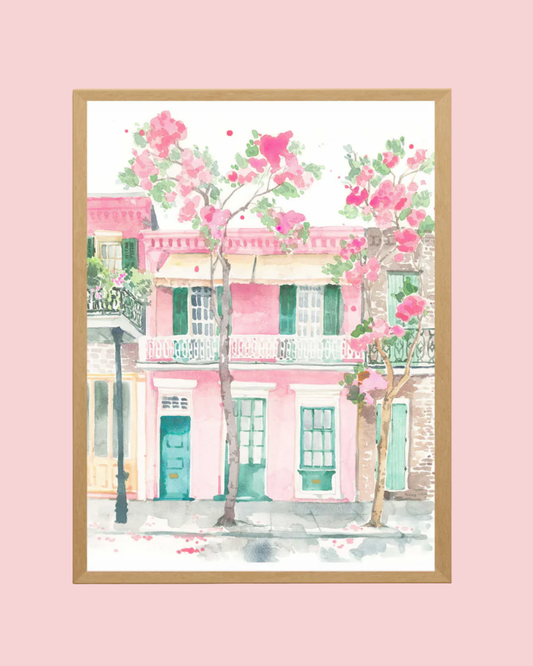 Pretty in Pink Watercolor Fine Art Print