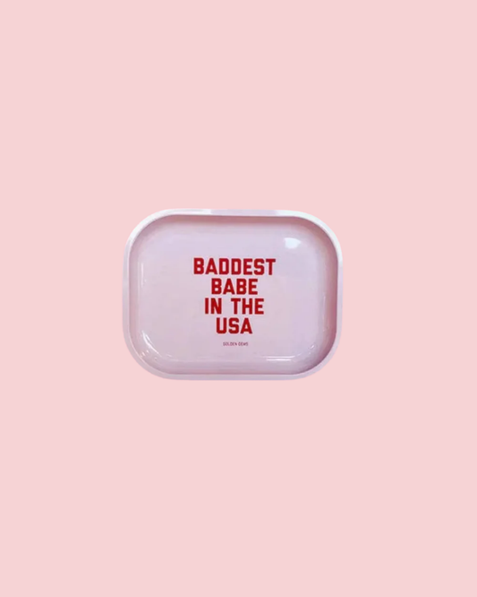 Baddest Babe in the USA Small Tray