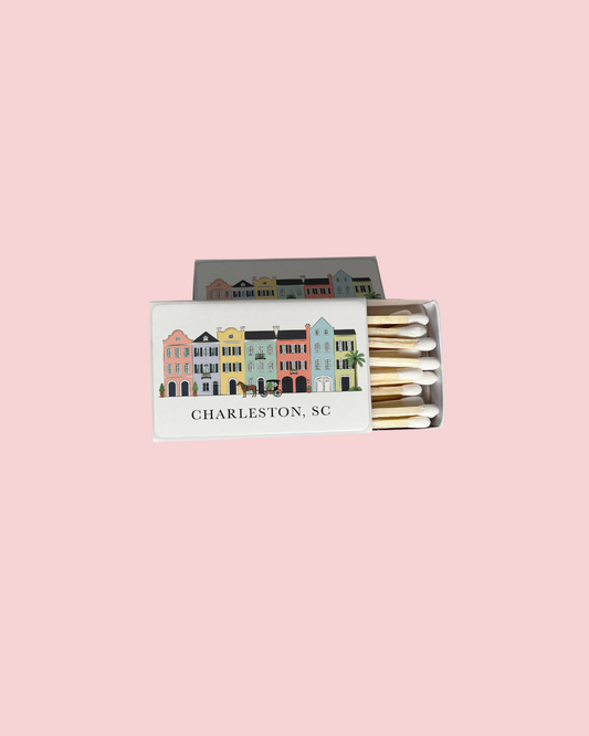 Charleston Rainbow Row Matchbook