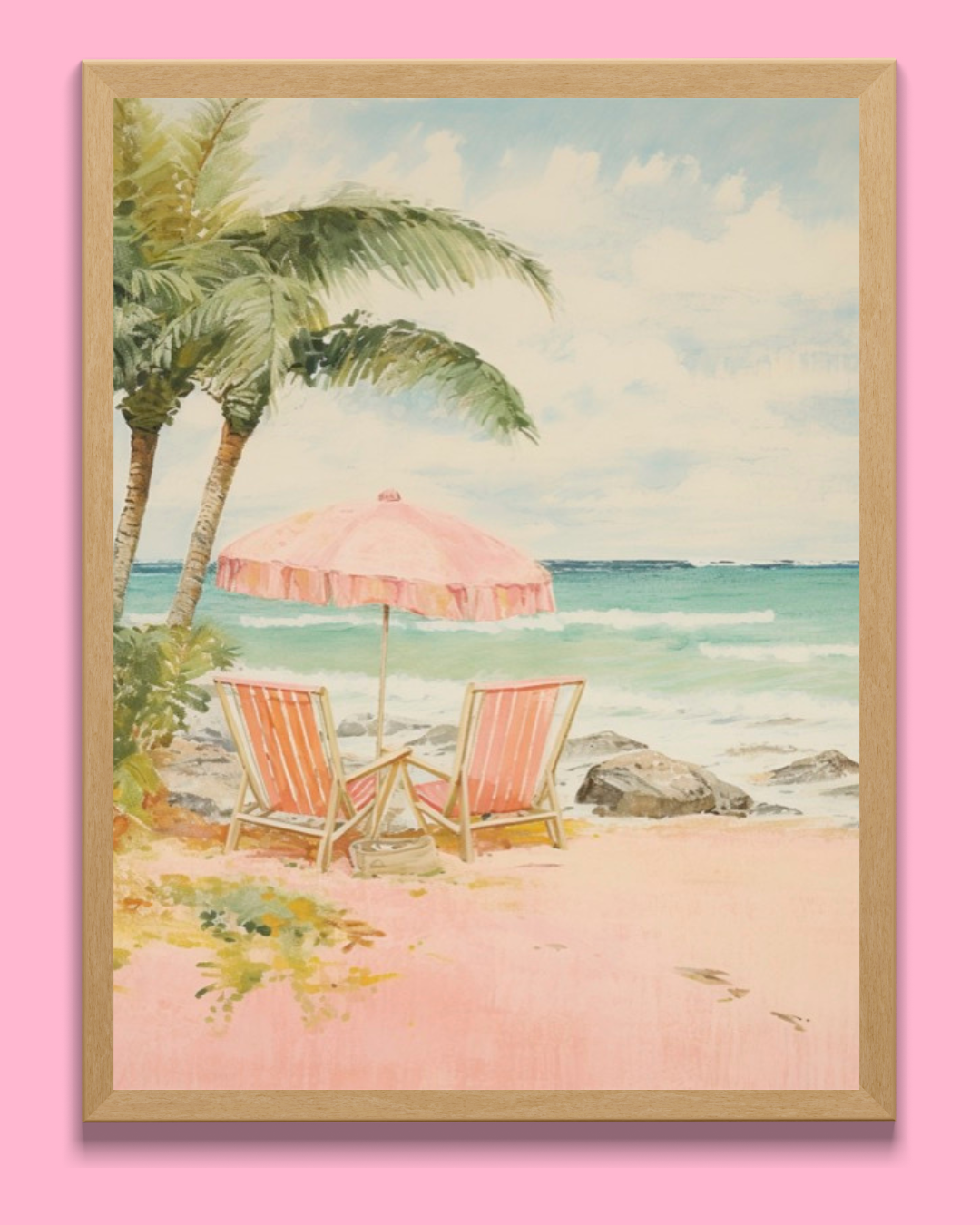 Pink Paradise Art Print
