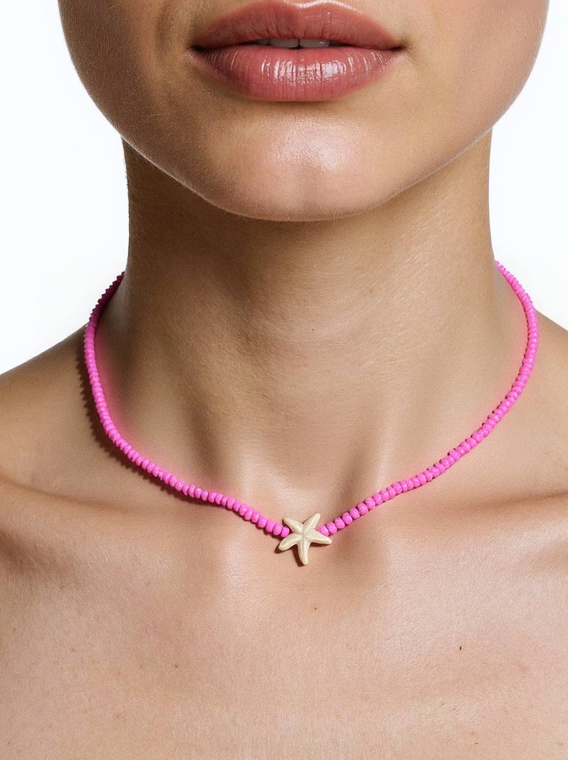 Piper 18K Gold Non-Tarnish Sea Star Beaded Necklace