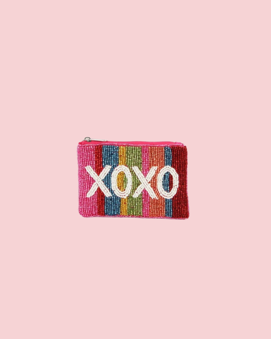 XOXO Fully Beaded Ladies Coin Purse