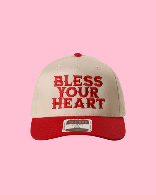BLESS YOUR HEART Embroidery Trucker Hat