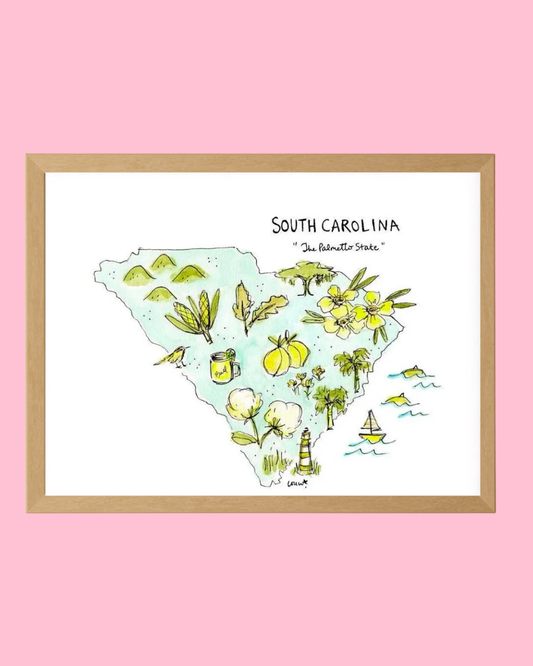 South Carolina State Map