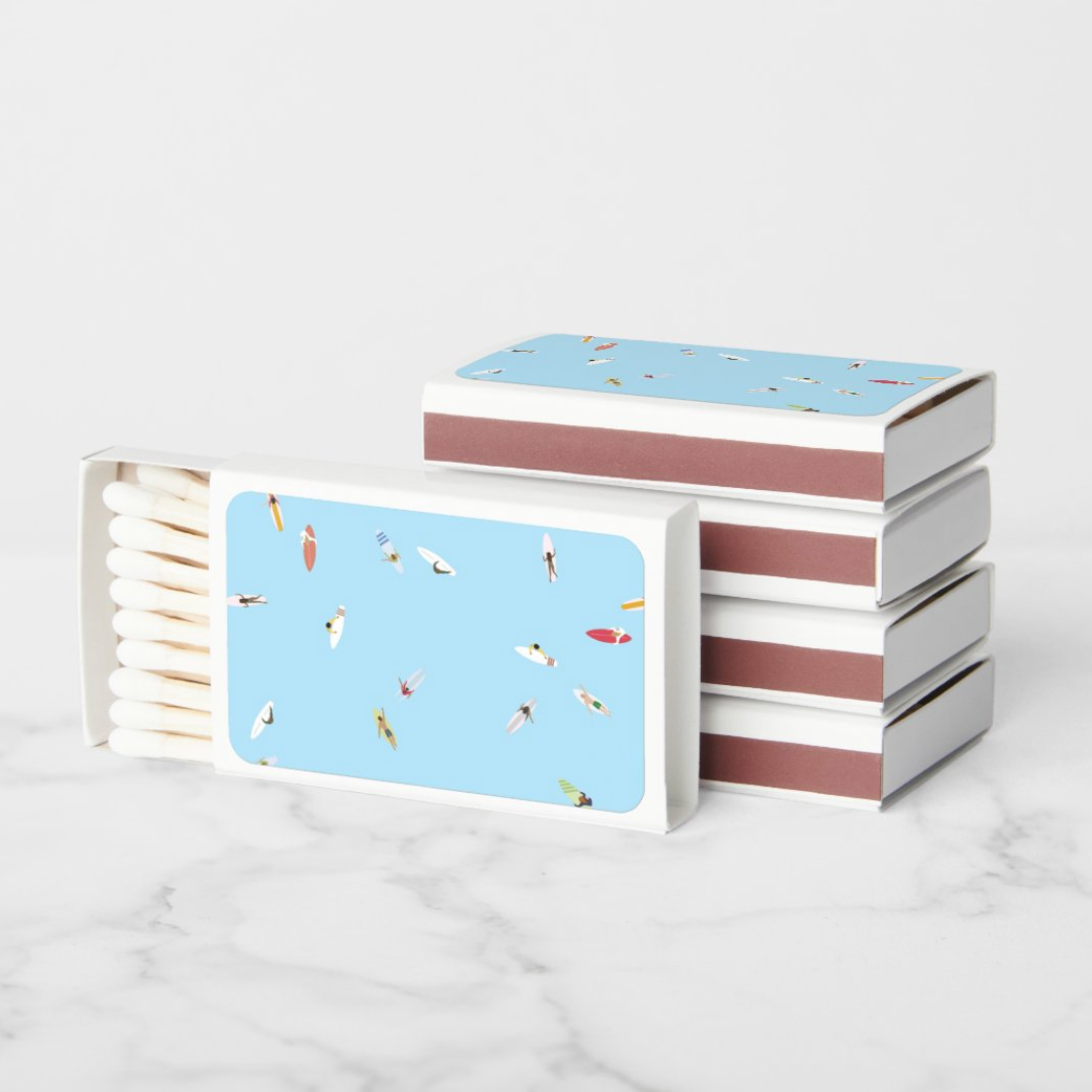 Summer Surfing Match Box