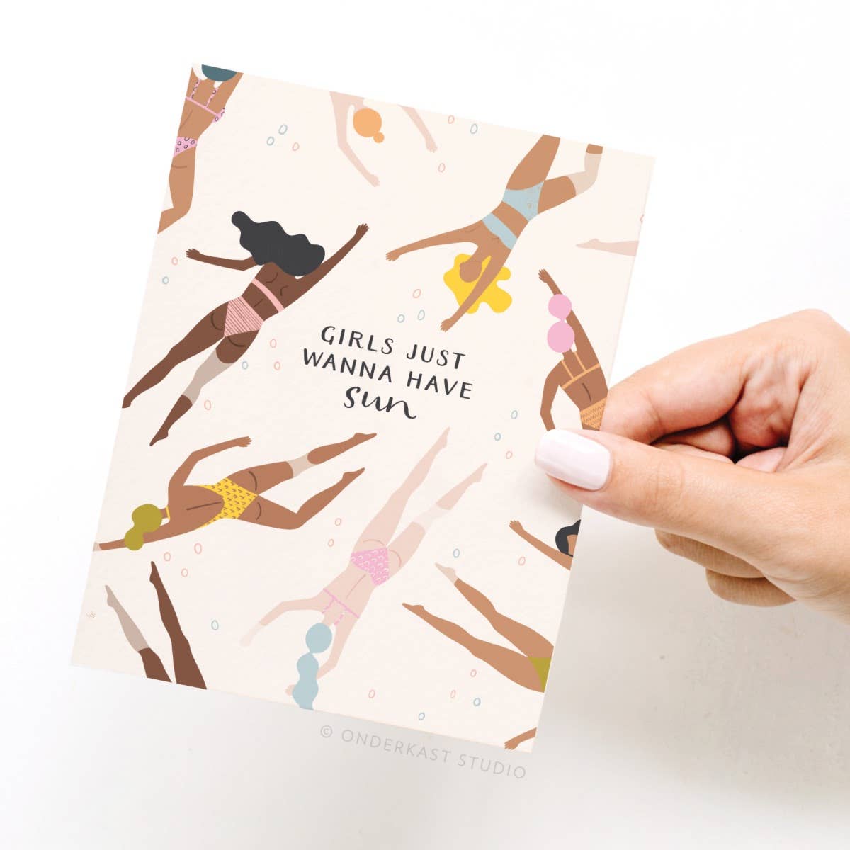 Girls Just Wanna Have Sun Greeting Card