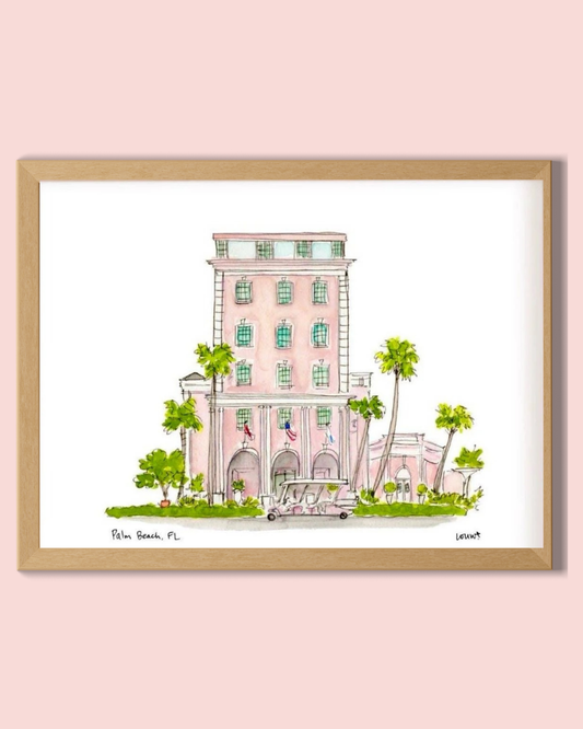 Palm Beach, Florida - Colony Hotel. Art Print