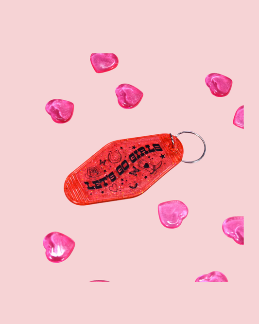 Let's Go Girls Keychain