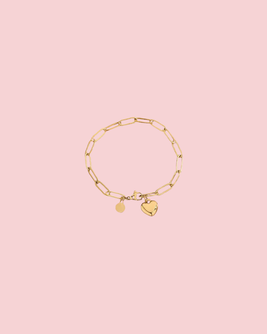 Stainless Steel Heart Bracelet