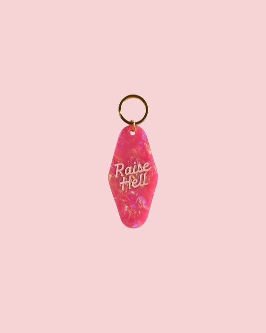 Raise Hell Motel Keychain