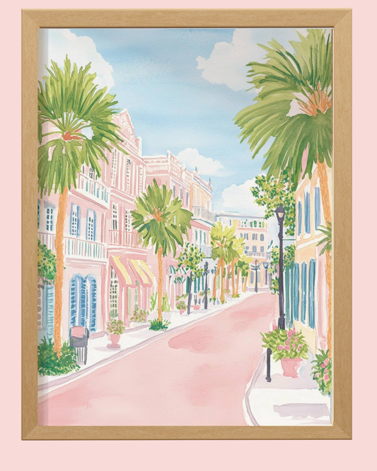 Charleston Street Art Print